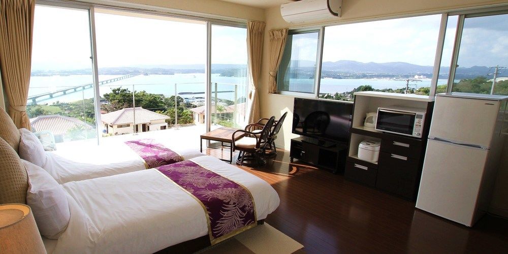 Hotel Ocean Hills Kouri Nakijin Exteriér fotografie