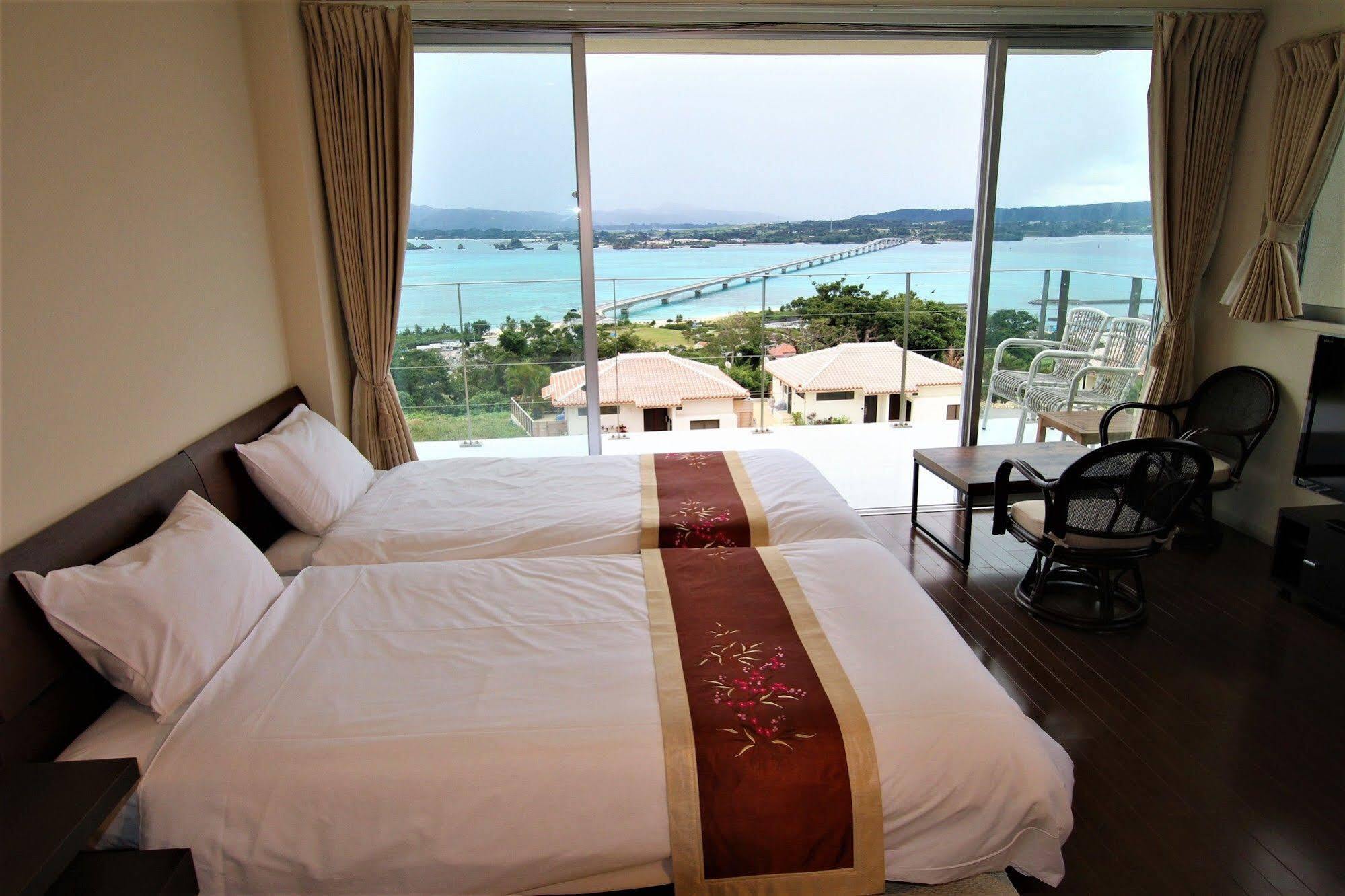 Hotel Ocean Hills Kouri Nakijin Exteriér fotografie