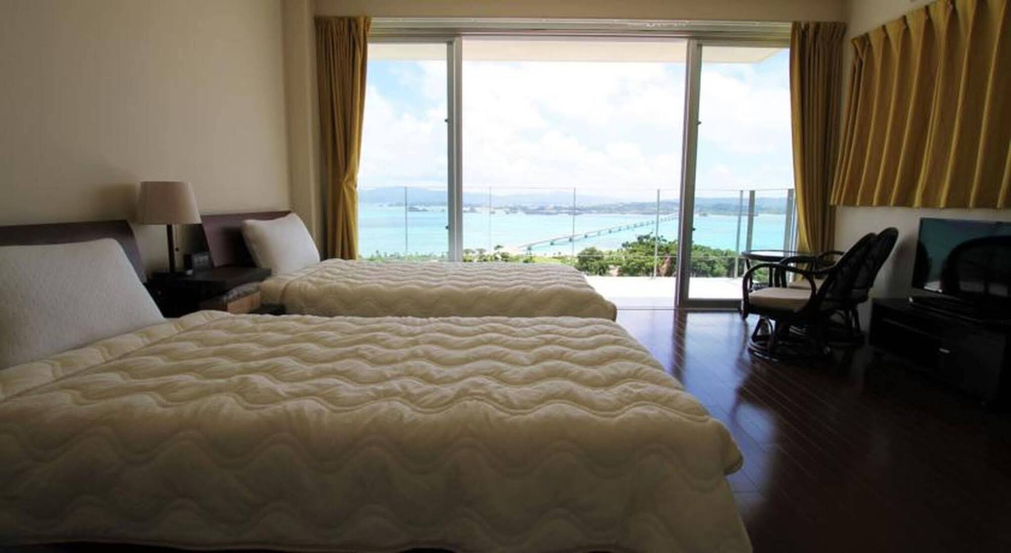 Hotel Ocean Hills Kouri Nakijin Exteriér fotografie